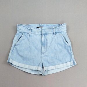 Express Shorts Extreme High Rise Denim Light Wash Size 10